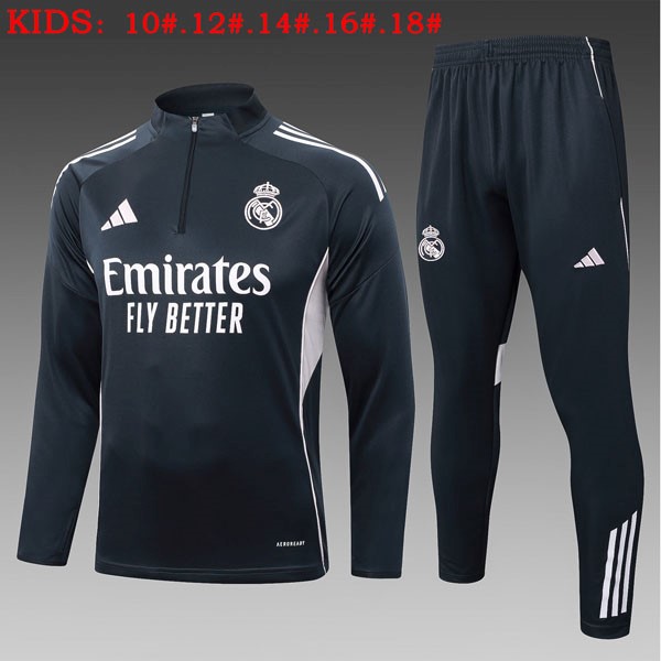 Ninos Sudadera De Training Real Madrid 2025/26 Gris 5